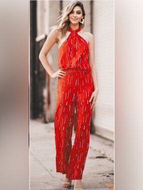 (4)New Summers red jumpsuit 4th of July blue white design summer outfit